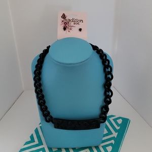 💥3/$10💥"HOPE" Choker & earrings set